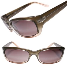 High-Quality Sleek Contemporary Style Rectangular Two Tone Frame Sunglasses