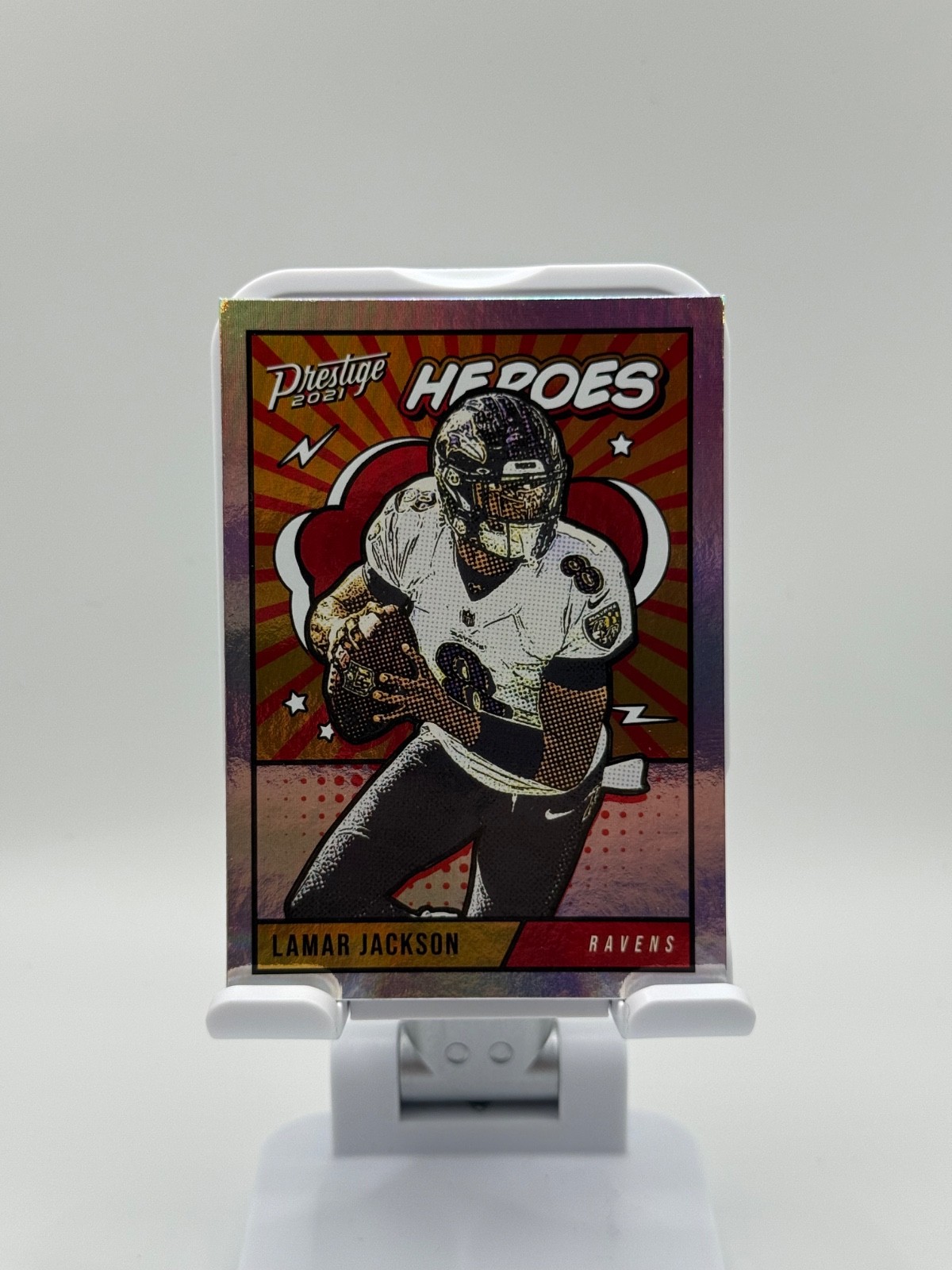 2021 Panini Prestige - Heroes Lamar Jackson #HE-2