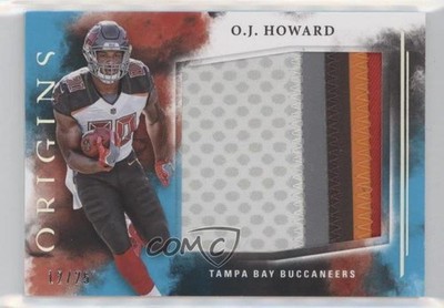 2017 Panini Origins Rookie Jumbo Jerseys Turquoise 12/25 OJ Howard RC 2u3