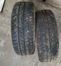 2x 195 60 14 86H Michelin & Kieber DOT08/10 (4.7mm&3.6mm) *FREE SHIPPING*