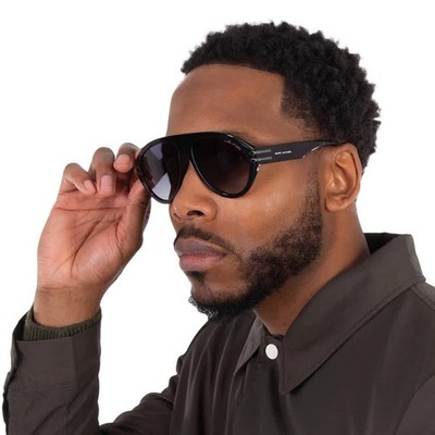 Marc Jacobs Grey Gradient Pilot Men's Sunglasses MARC 747/S 0ANS/9O 58