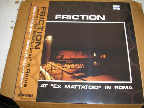 Friction - Live At "Ex Mattatoio" In Roma LP new sealed P-Vine reissue punk rock prezzo ebay