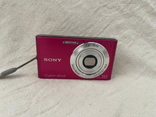Sony Cyber-shot DSC-W320 Pink 14.1MP Digital Camera Tested Works w/ Charger Case