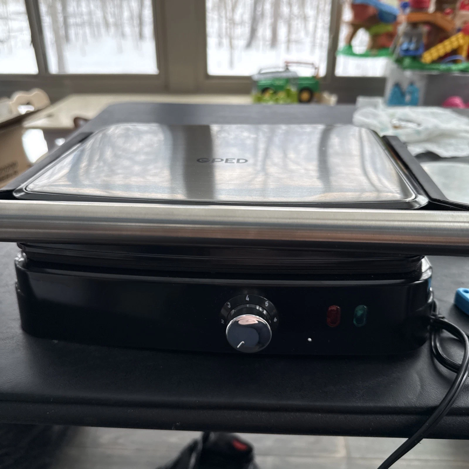GPED Panini Press Sandwich Maker, 4 Slices Stainless Steel Panini Press Grill
Opens in a new window 