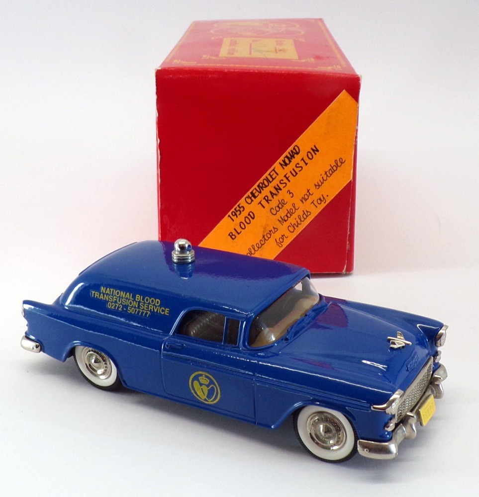 Brooklin Models 1/43 – Chevrolet Nomad 1955 Noire, BRK26A 008, White Metal