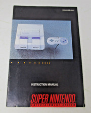 Super Nintendo SNES Console Instruction Manual Booklet HW A -SNS-USA