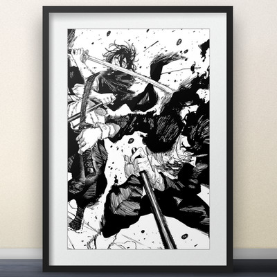 Kagurabachi Seiichi Samura vs Akemura Soga - 11x17 Poster - Shonen Jump manga
