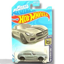Hot Wheels Fast & Furious ‘15 Mercedes AMG GT-Silver HW Screen Time 8/10 NIP