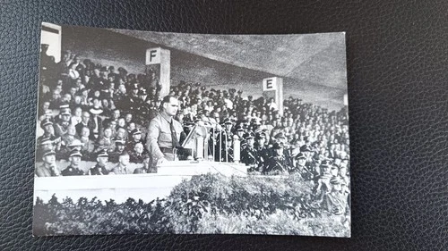 WW2 German Photo: Rudolf Hess Speech