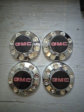 Set Of 4 Oem Gmc 8 Lug Center Caps 19882002 Perfect Condition