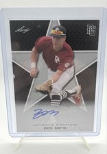 2020 Leaf Perfect Game National Showcase - Zach Martin #BA-ZM1 /50 (AU, RC)