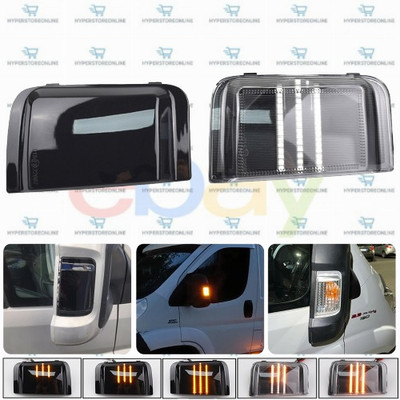 2pcs LED Dynamic Relay Mirror Indicators