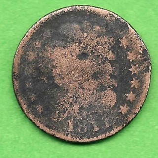 1811 CLASSIC HEAD HALF CENT NARROW DATE ONLY 63 140 WERE MINTED 215 YRS OLD.
