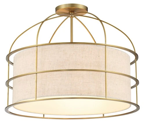 Minka Lavery 2155 Gateway Park 5 Light 20"W Cage Pendant - Coal - Picture 2 of 5