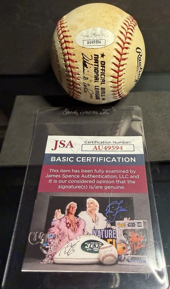 Monte Irvin Signed Auto Official National League Rawlings Baseball JSA - Image 2 of 3