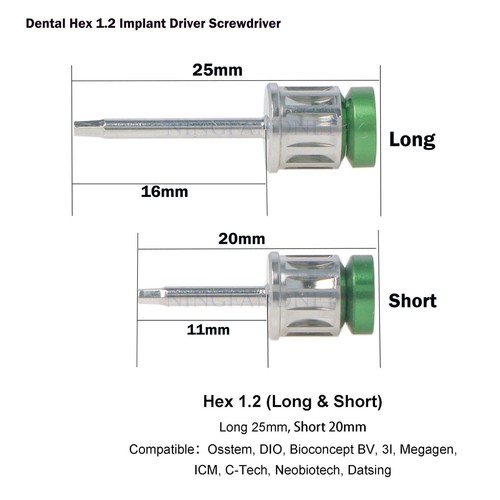 Hiossen Conical Connection ET System RP 17° Angled Anatomic Transfer Abutment - Picture 15 of 47