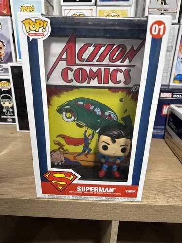 Funko Pop! Comic Book Cover with Case: DC Universe - Superman #01