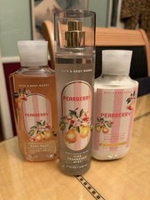 Bath  Body Works Retired Pearberry Body Wash/Fragrance Mist/Lotion Set Of 3 NWT