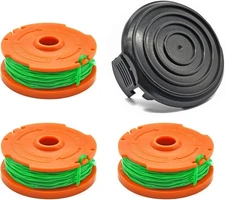 WA0014 Replacement Spool Line & Cap Cover Compatible with ORENGE AND GREEN 