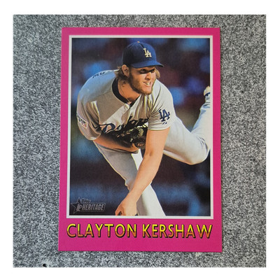 Topps 2024 Heritage 1975 Baseball Sensations Clayton Kershaw #75BS-20 Dodgers