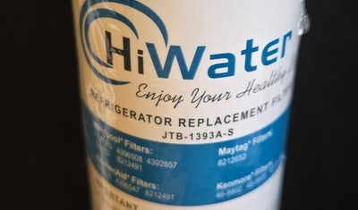 HiWater Refrigerator Filter 1 Pack JTB-1393a-S 