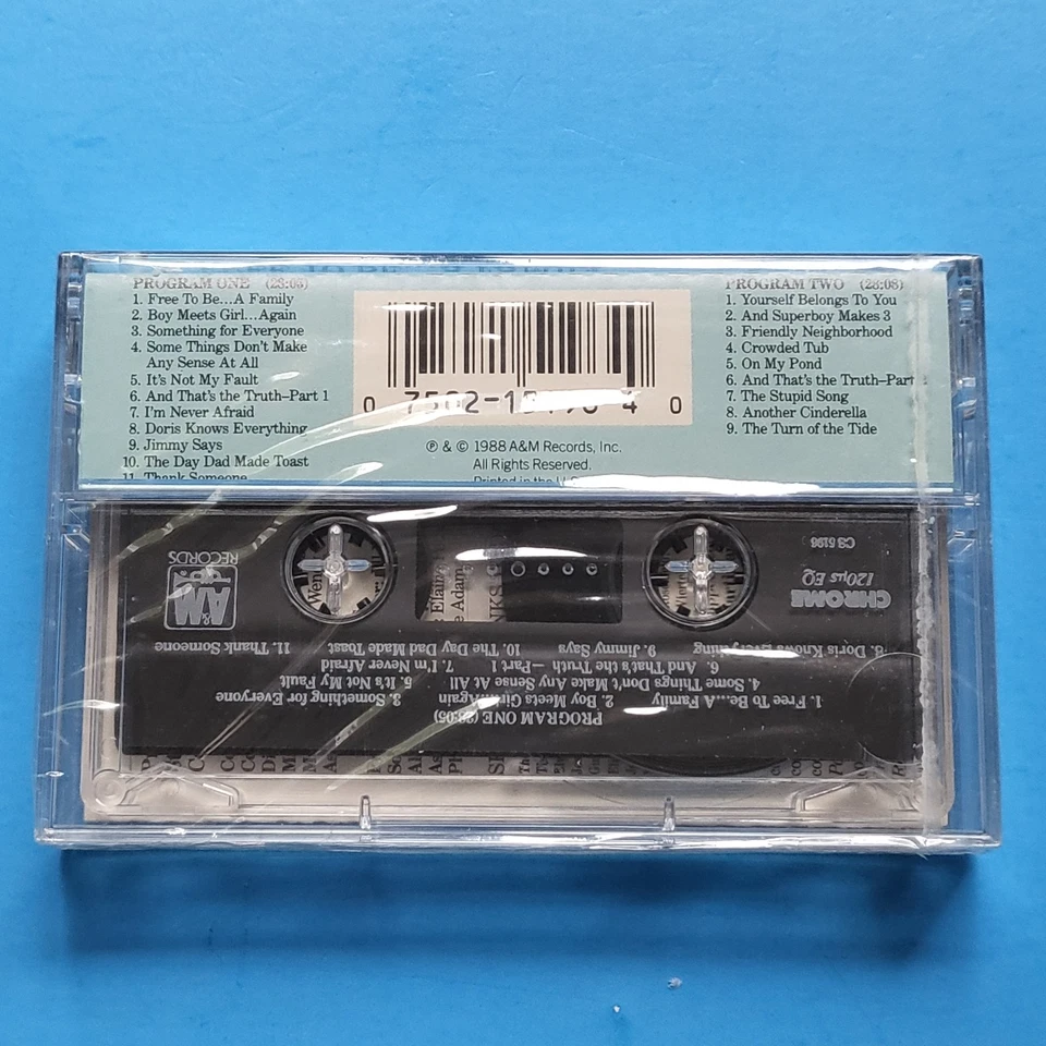 Marlo Thomas & Friends Free To Be A Family Cassette Tape 1988 A&M Records New - Image 4 of 4