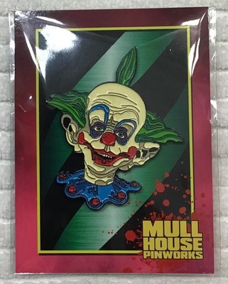 KILLER KLOWNS FROM OUTER SPACE RARE SHORTY 2.5  TALL ENAMEL PIN W/ PINK CLUTCHES