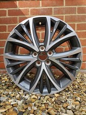 17" TOYOTA YARIS ALLOY WHEEL 6.5X17 ET50 20 SPOKE PW457 0D005 GENUINE 8631-3