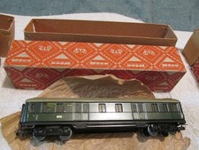 ECCELLENTE bagaglio vintage Märklin DSG auto passeggeri verde 346/5 con SCATOLA ORIGINALE