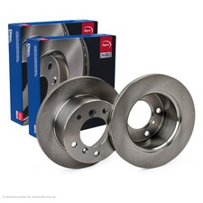 2X APEC Rear Brake Discs for MERCEDES-BENZ G-CLASS Cabrio 272mm Solid SDK6111