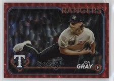 2024 Topps Series 1 Red Crackle Foil 19/199 Jon Gray #16 0a6