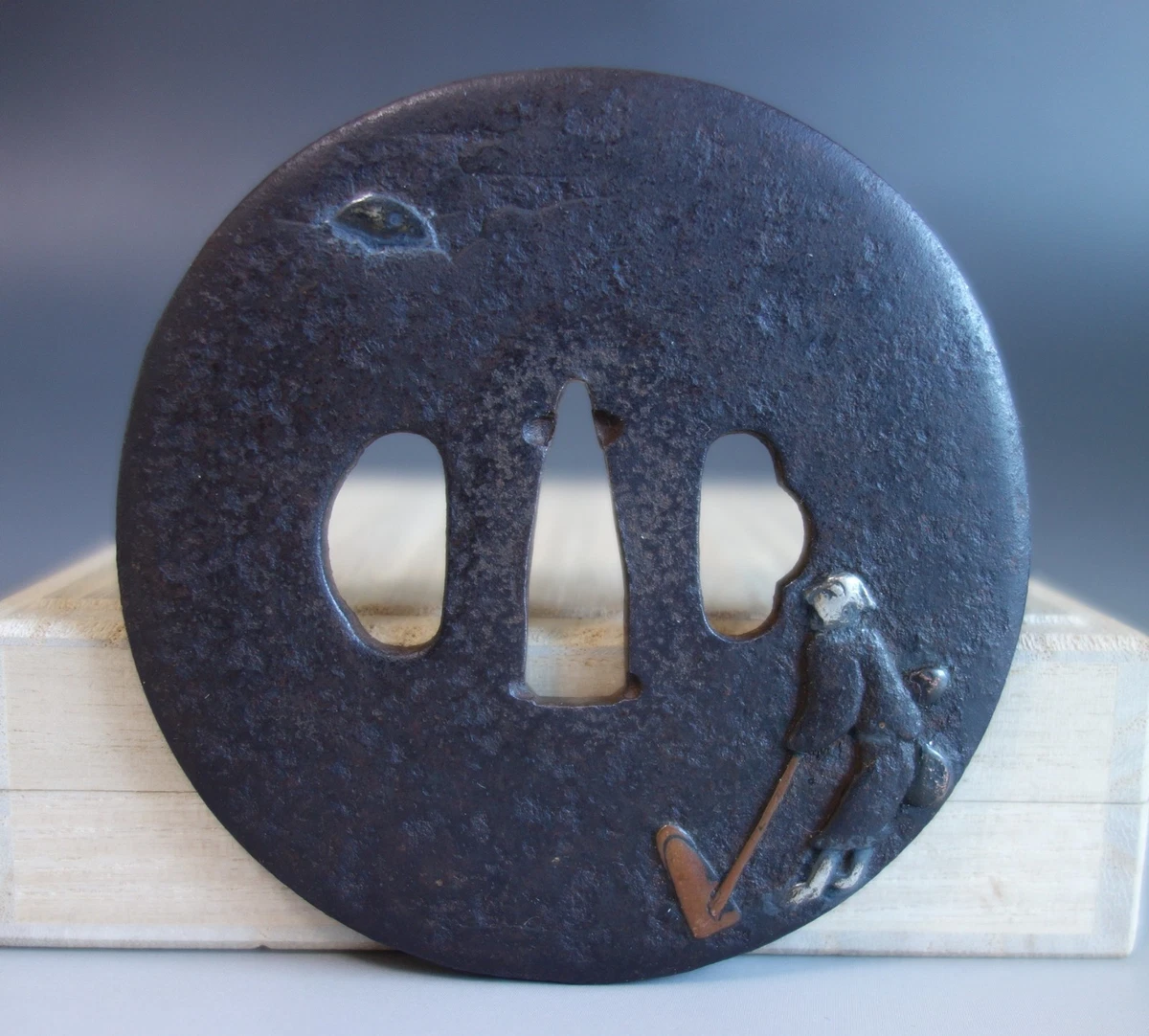Iron 主1850-1899 年日本刀镡| eBay