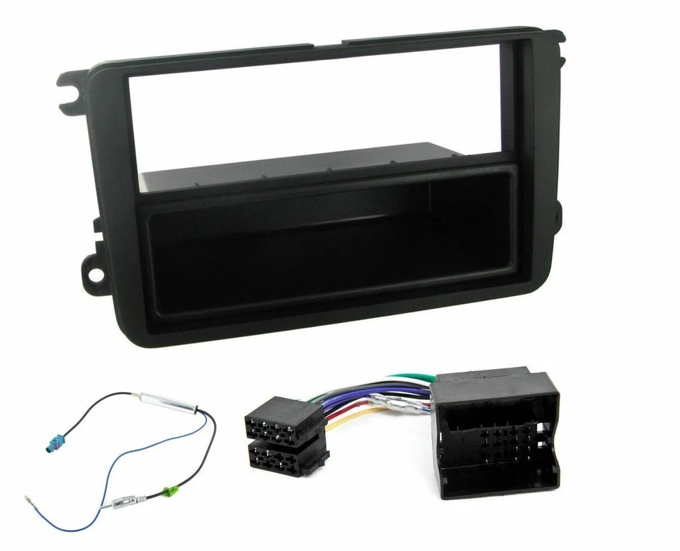 MOTORGUARD CD STEREO SINGLE DIN FACIA FASCIA SURROUND TRIM FITTING KIT FOR VW SKODA SEAT
