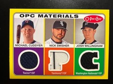 2009 O-Pee-Chee Materials #CSW Nick Swisher Michael Cuddyer Josh Willingham