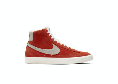 NEW Mens Nike Blazer Mid '77 Suede Habanero Red Suede high top logo swoosh SZ 14 | eBay