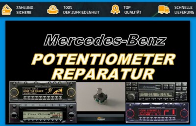 Mercedes Becker Traffic Potentiometer Poti Reparatur BE4720 BE7820 BE7824 BE4740