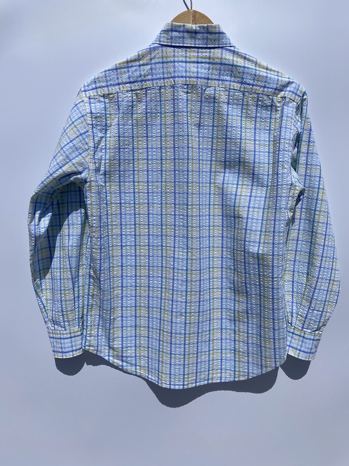 Faconnable Multicolor Plaid Button Down Long Slee… - image 2