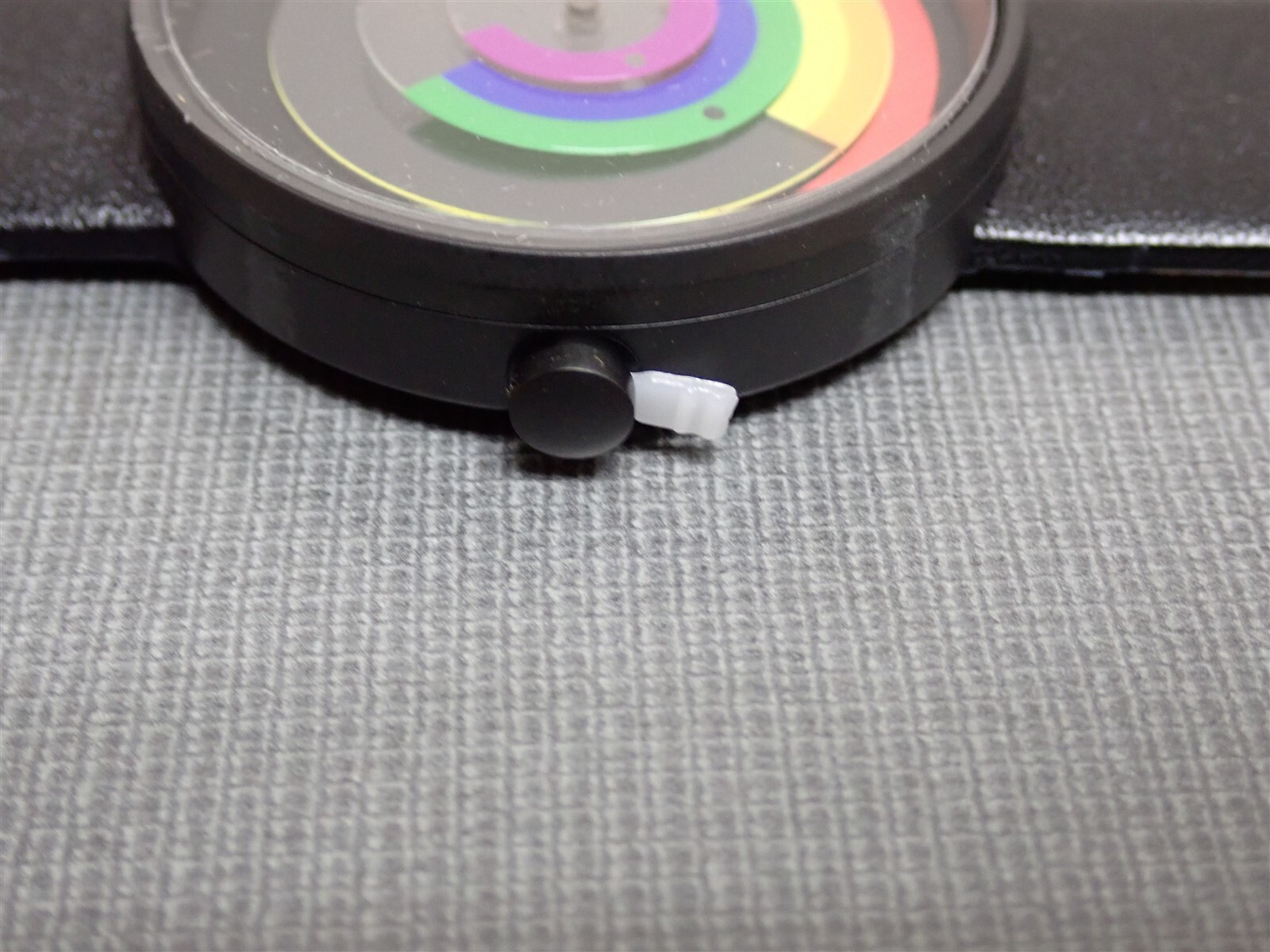 NEW Projects Watches PJT-7303 Pride 40mm Black Leather Band Watch