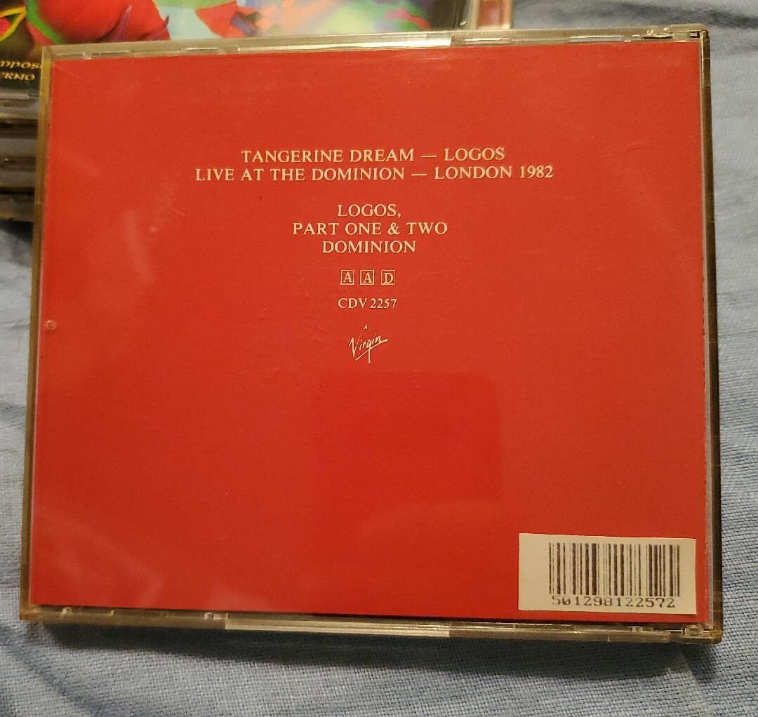 Tangerine Dream CD Logos Live Recorded Live at the Dominion London