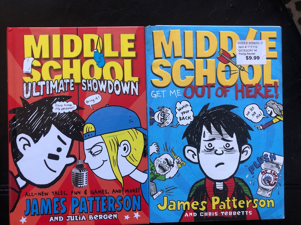 Middle school 7冊　James Patterson Middle School 7 Books Collection Set by James Patterson