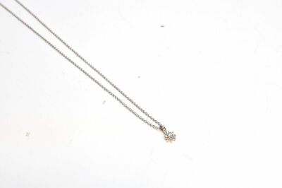 E-GOO Set Damen Halskette und Anhänger Eternal 18 K.(925) Silber 17-MD5453/545