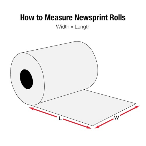 Cost-Effective 18" Newsprint Packing Paper Roll - Ideal for Shipping Needs - Picture 6 of 7