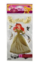 Disney Enchanted Tales Princess Ariel Gold Scrapbooking Dimensional Sticker