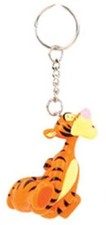 Walt Disney Winnie the Pooh, Tigger Figural PVC Key Ring Key Chain NEW UNUSED