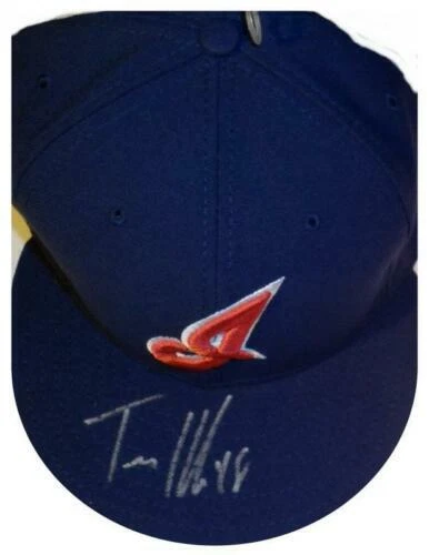 Travis Hafner MLB Original Autographed Hats