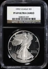 1992-S $1 Proof American Silver Eagle NGC PF 69 Ultra Cameo | PR