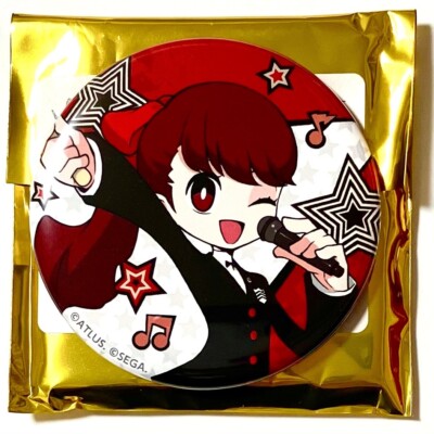 PERSONA 5 TACTICA Kasumi Yoshizawa (Violet) Tin Badge Button [P5T x Manekineko]