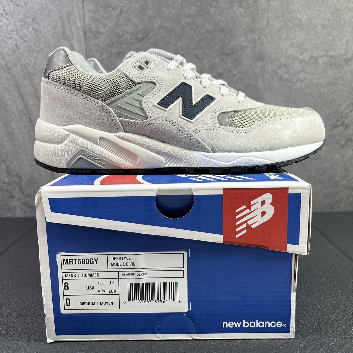 New Balance 580 Light Grey Size 8 Mens Casual Shoes MRT580GY New Balance 580 Light Grey Size 8 Mens Casual Shoes MRT580GY