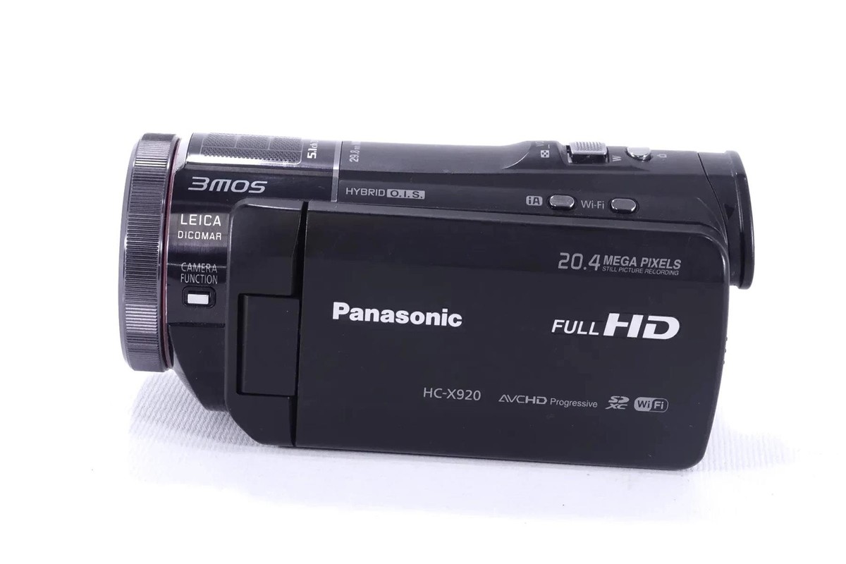 Panasonic HC-X920 3MOS Ultrafine Full HD Camcorder - Free