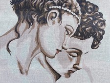 Needlepoint tapestry painted canvas 40.149 16"x20" GobelinL